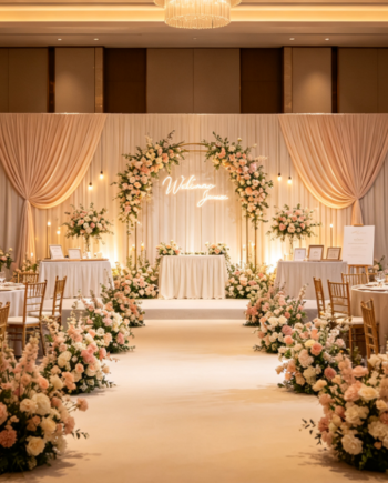 On-Site Basic Wedding Venue Setup