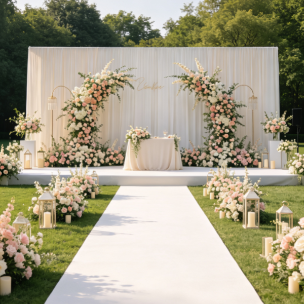 Combined Setup Service For Wedding Welcome And Sign-In Areas