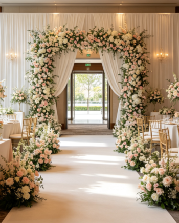 On-Site Main Wedding Stage Setup