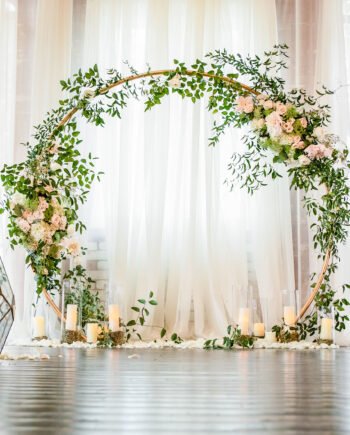 On-Site Comprehensive Setup For Romantic Wedding Venues