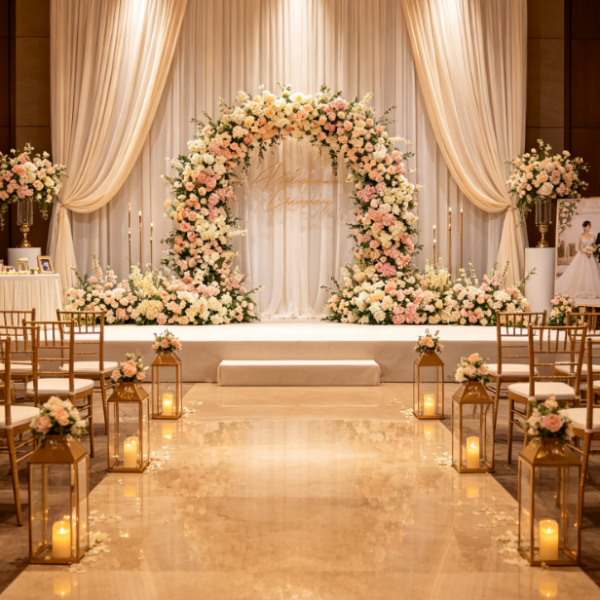 Comprehensive Basic Wedding Venue Setup Service