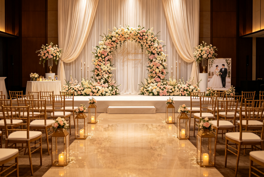 Comprehensive Basic Wedding Venue Setup Service