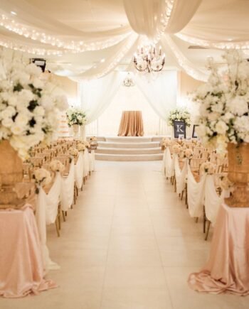 Combined Floral And Tabletop Decor Service