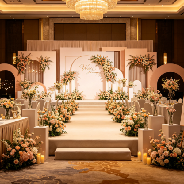 On-Site Floral Decor Service For The Entire Wedding