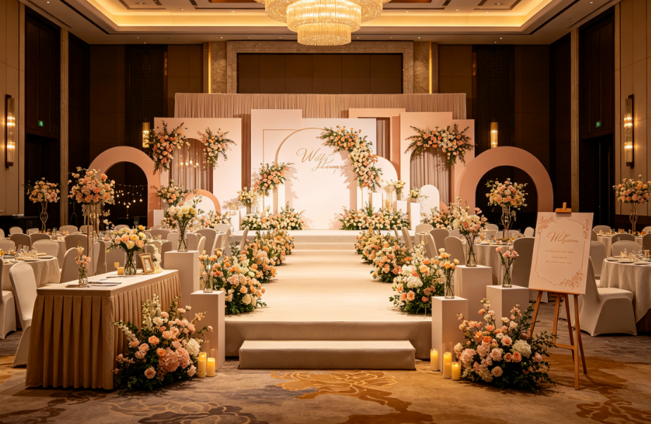 On-Site Floral Decor Service For The Entire Wedding