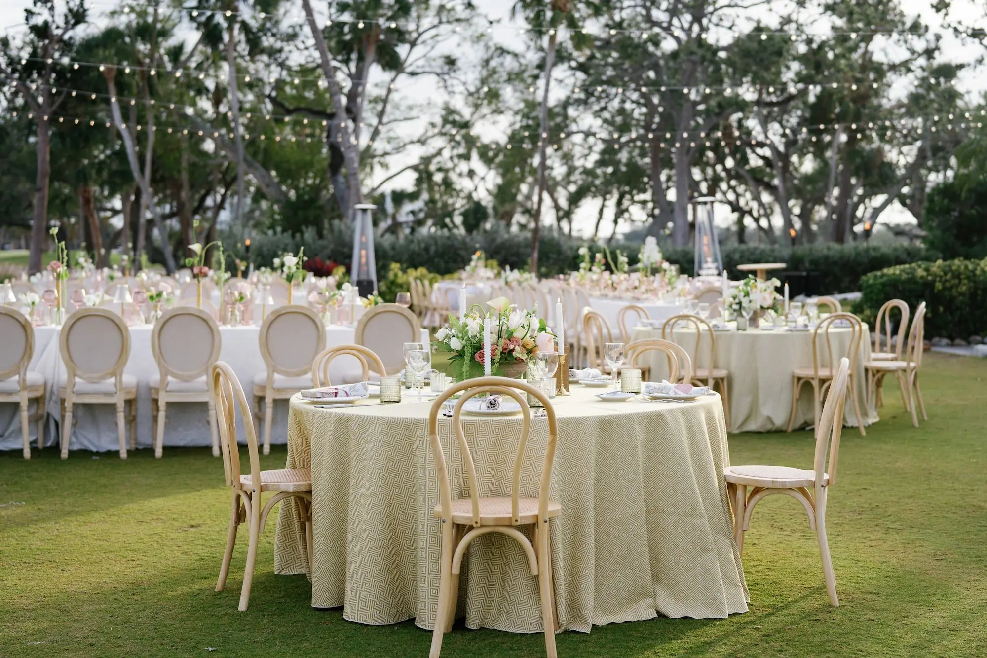Coordinated Multi-Area Setup Service For The Wedding Venue