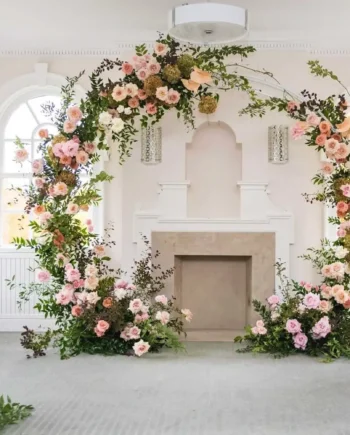 On-Site Wedding Dining Table Decoration