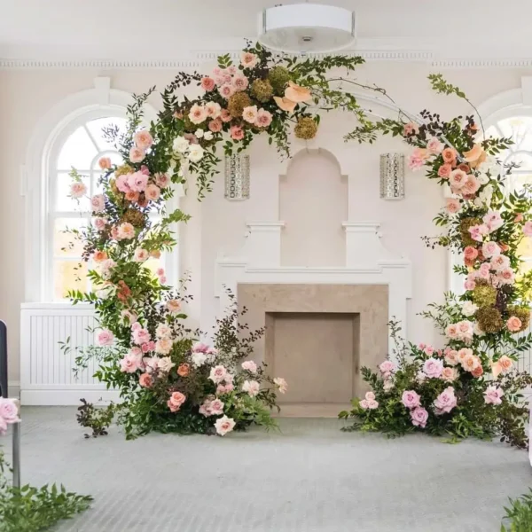 On-Site Wedding Dining Table Decoration