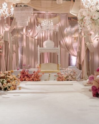 On-Site Wedding Aisle Decoration