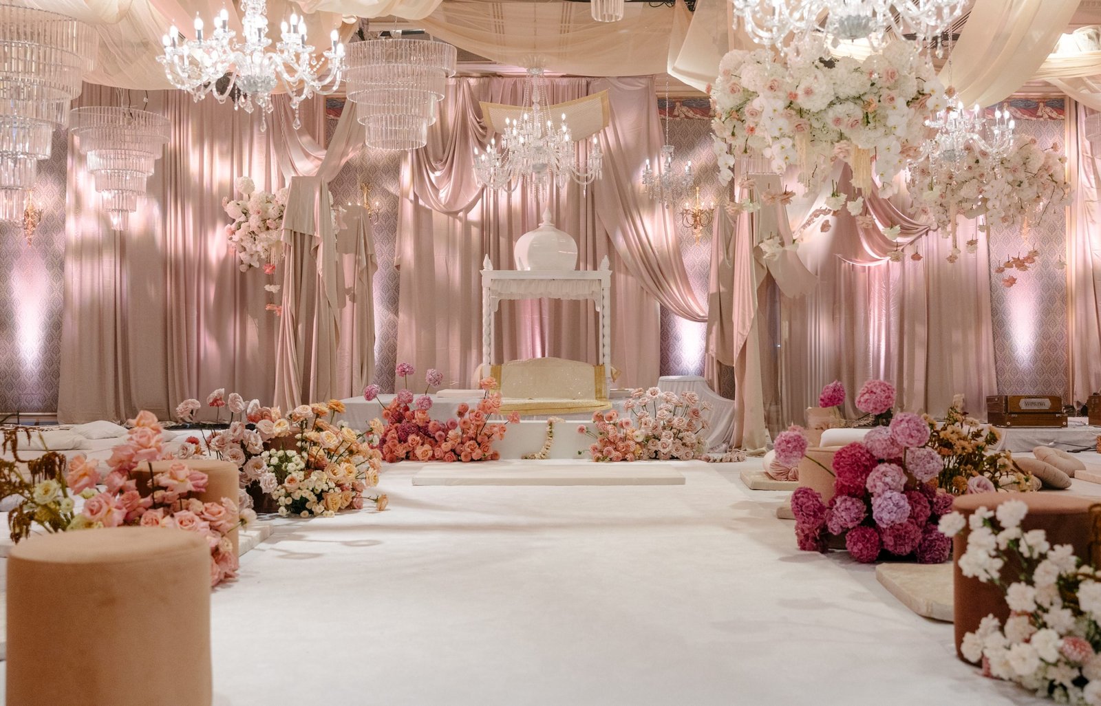 On-Site Wedding Aisle Decoration