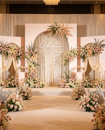 On-Site Setup For Outdoor Lawn Weddings
